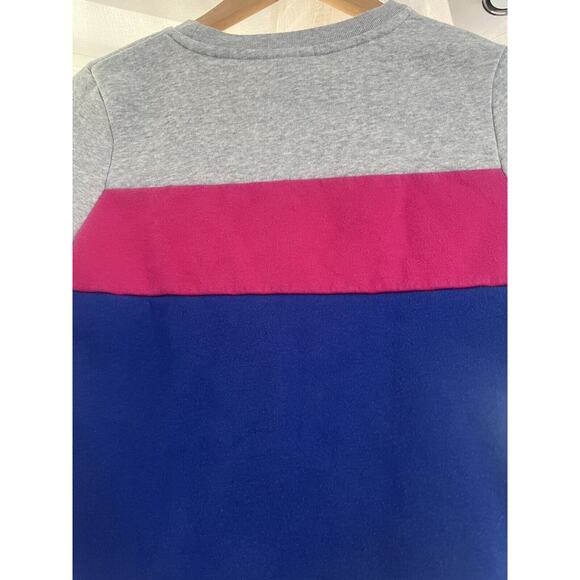 Adidas Color-Block Sweatshirt Girls 10-12 Cotton Blend - RARE - Picture 4 of 5